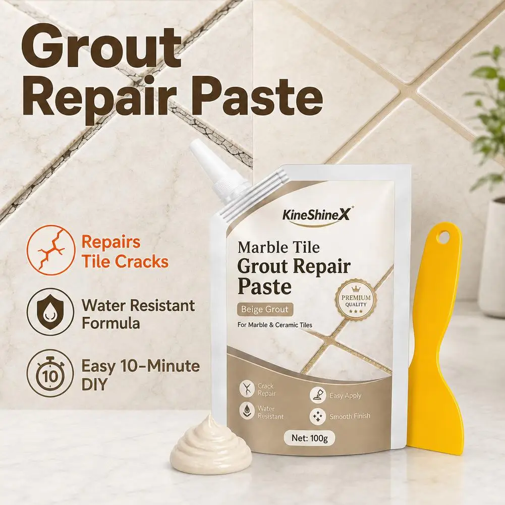 100g Marble Tile Sealant Repair Adhesive Tile Sealant Waterproof And Stain Resistant Repair Paste Marble Tile Gap Filler Grout