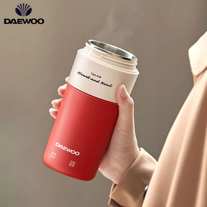 Портативный электрический чайник DAEWOO, 350 мл, регулируемая температура, герметичный