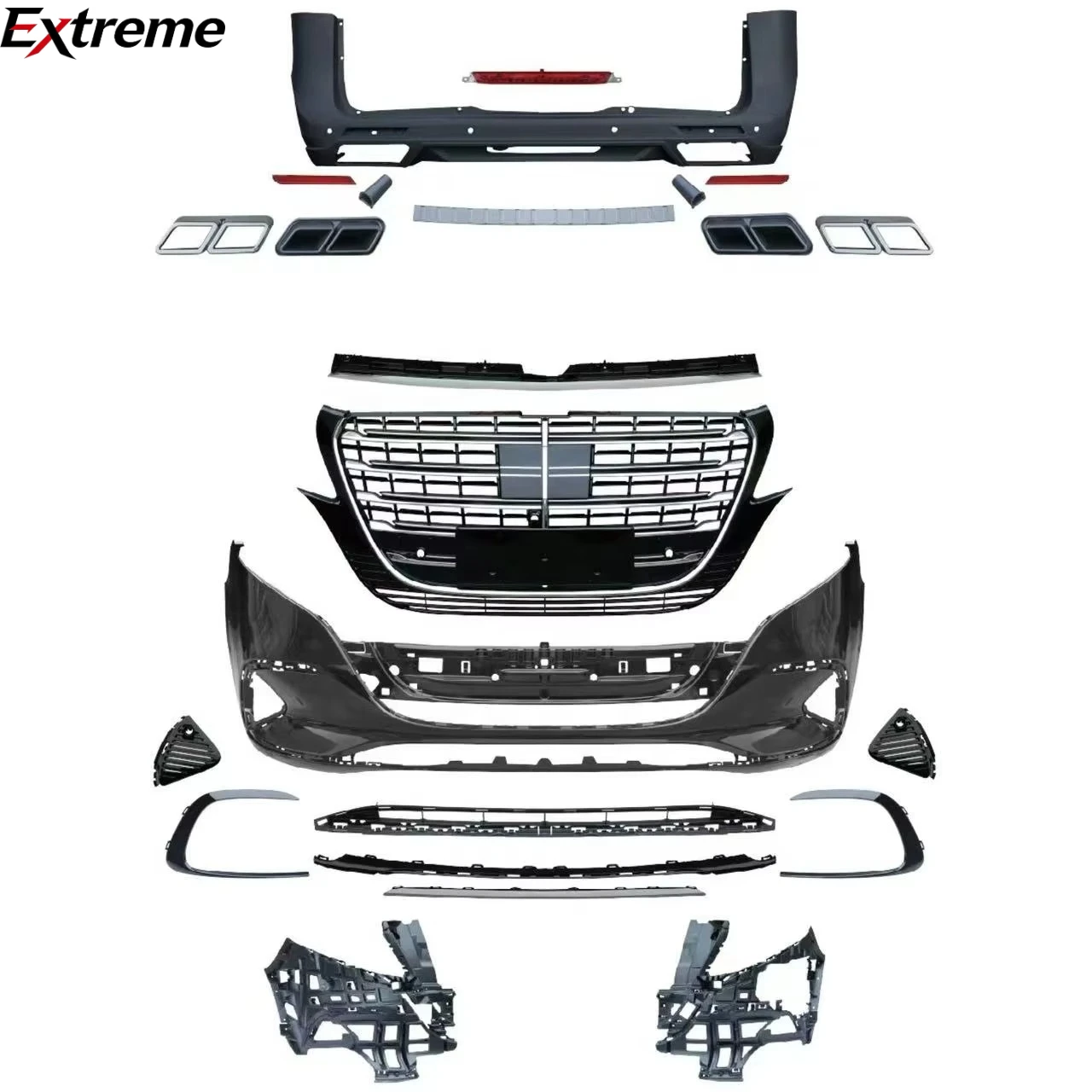 

2025 V300 Style Bodykit for 2014-2025 Mecedes-Benz V Class Metris Vito W447 W448 Upgrade V300 Luxury Edition Full Body Kit