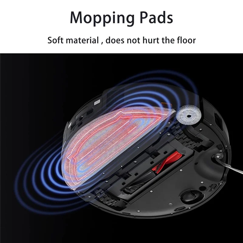 B43C Mop Holder With Mopping Pad Replacement For Roborock Saros 10/S9 Maxv Ultra/G30 Robot Vacuum Cleaner Parts