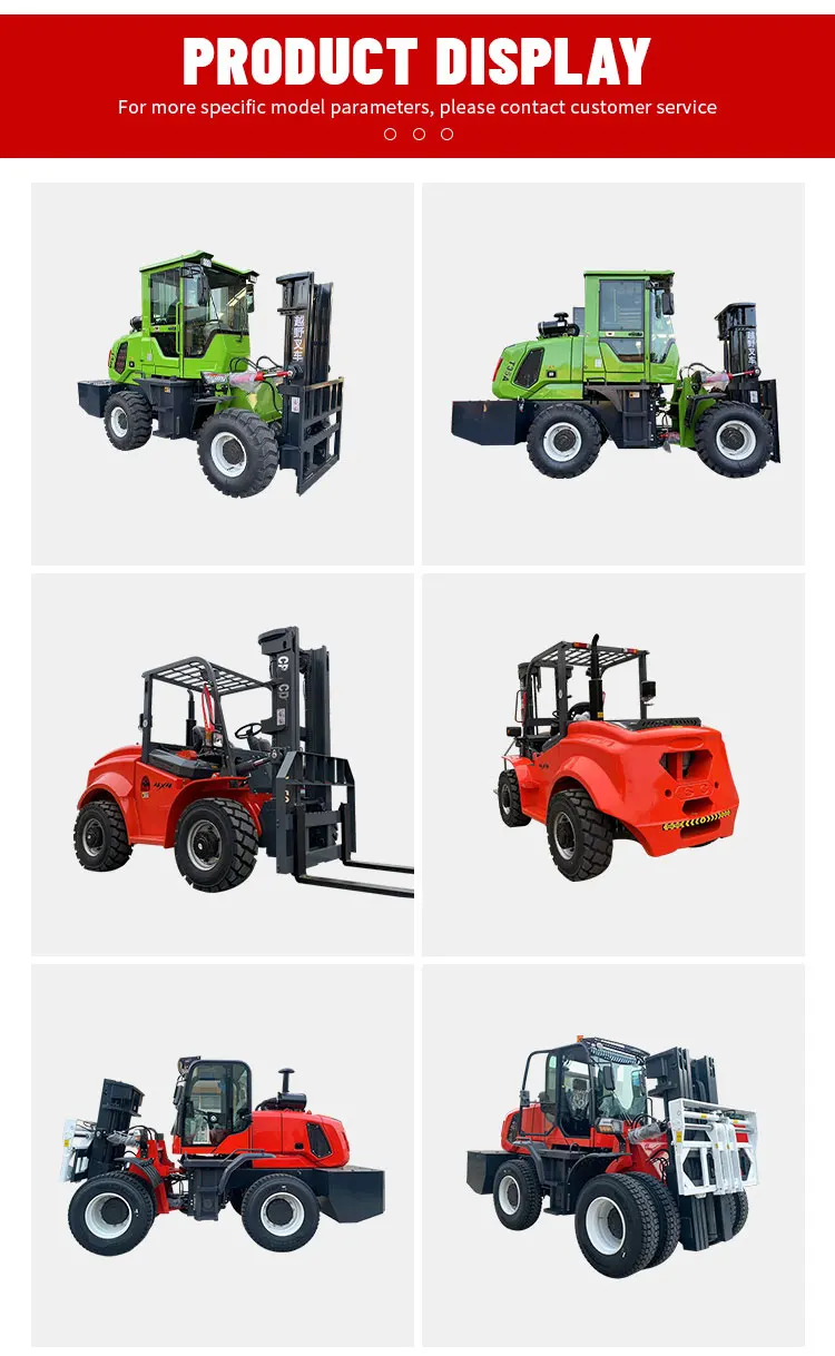 Bestes Preis-Leistungs-Verhältnis, brandneuer All-Terrain-4x4-Diesel-Gabelstapler, voll hydraulisch, wettbewerbsfähige Preise – Detail 10