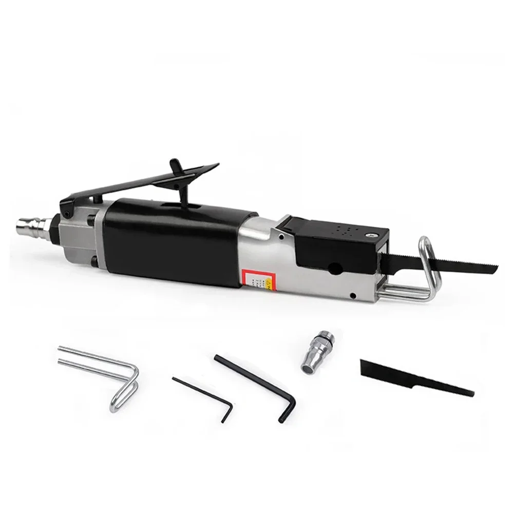 1pc Pneumatic Reciprocating Saw Straight Scroll Air Body Aluminum Alloy For Cutting Auto Body Panels Bumpers Power Tools