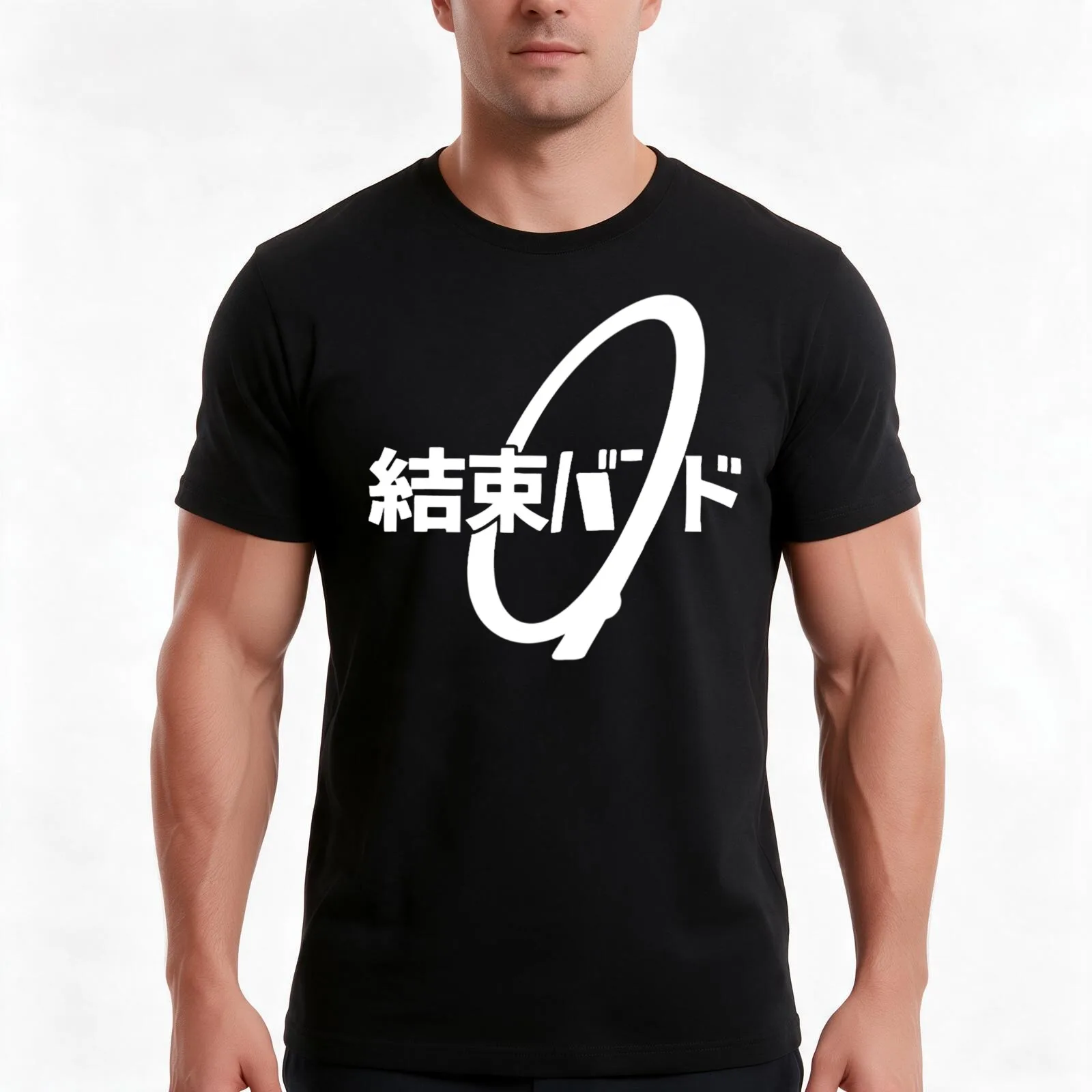 BOCCHI THE ROCK! Kessoku Band T-Shirt, Summer Casual Cotton Tee, Oversized Streetwear Tops, Vintage Graphic Print, 100% Cotton