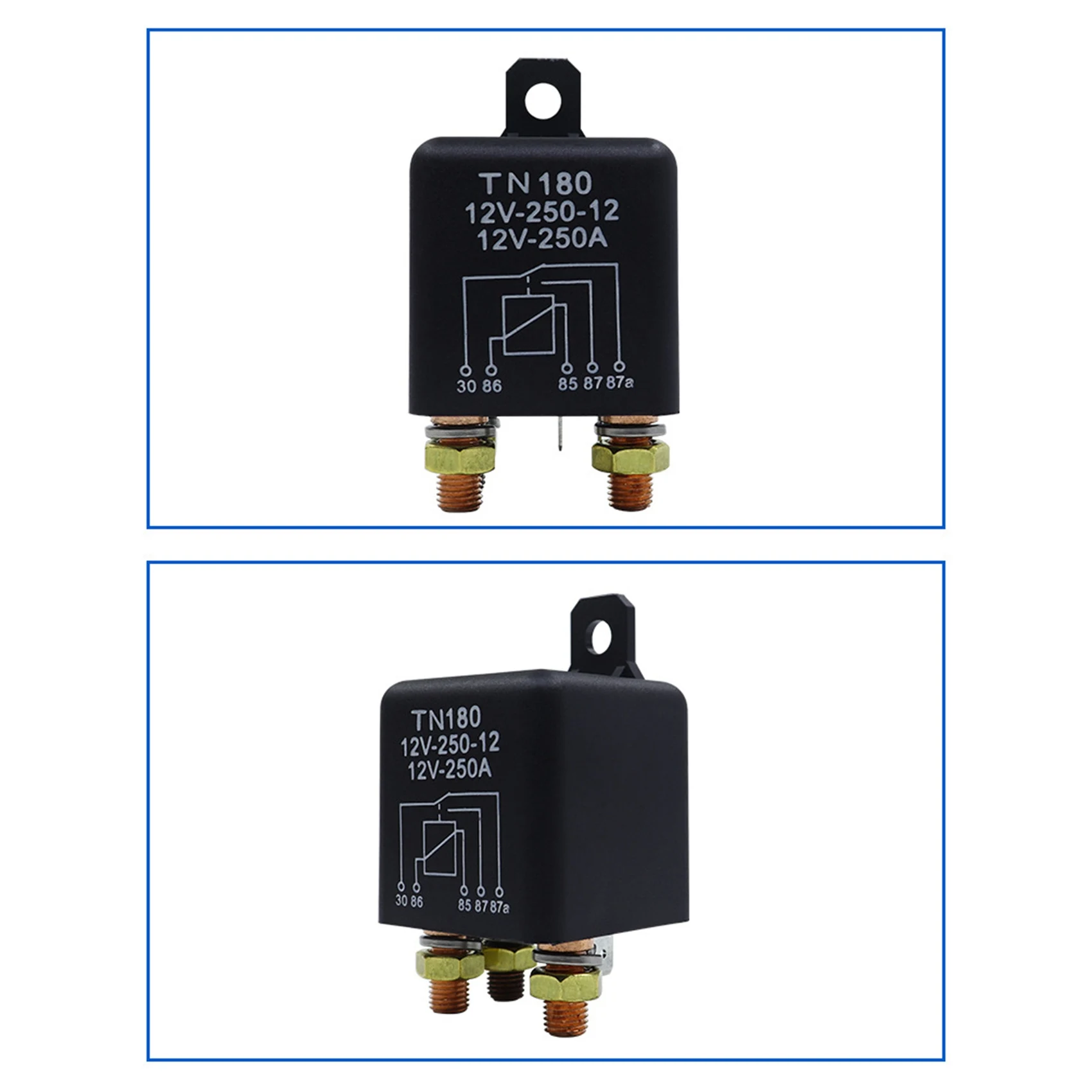 Terminal do interruptor de controle da bateria da motocicleta do poder superior, arranque automotivo, relé do carro, tipo contínuo, 12V, 24V, 250A