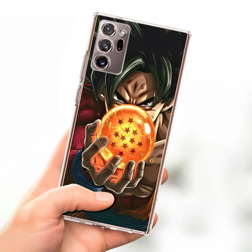 

Чехол Son Goku Anime Dragon Ball для Samsung Galaxy Note 10 Plus 20 Ultra TPU, прозрачный противоударный чехол для телефона M33 M02 M11 M12