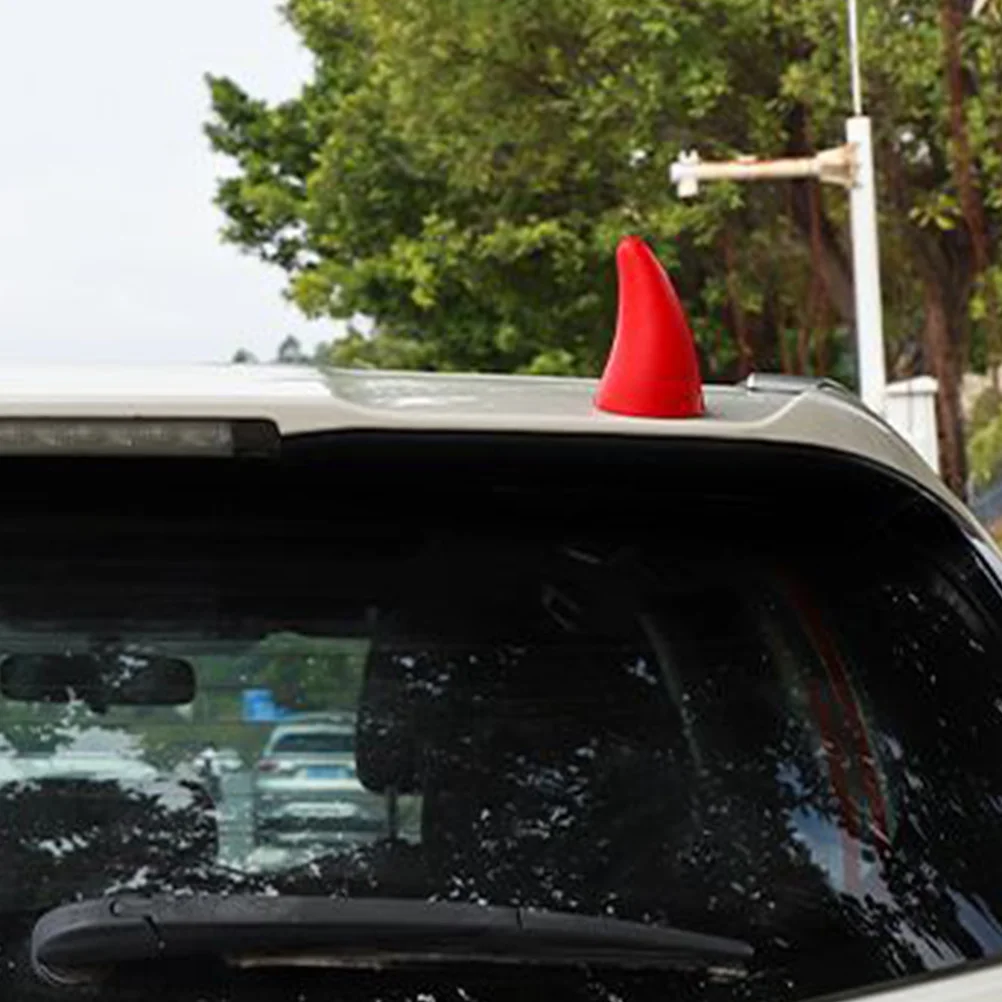 2 قطعة زينة سقف السيارة قرون الشيطان لسيارة هالوين السيارات ديكور خارجي السيارة خارج زخرفة السيارات الخارجي #3