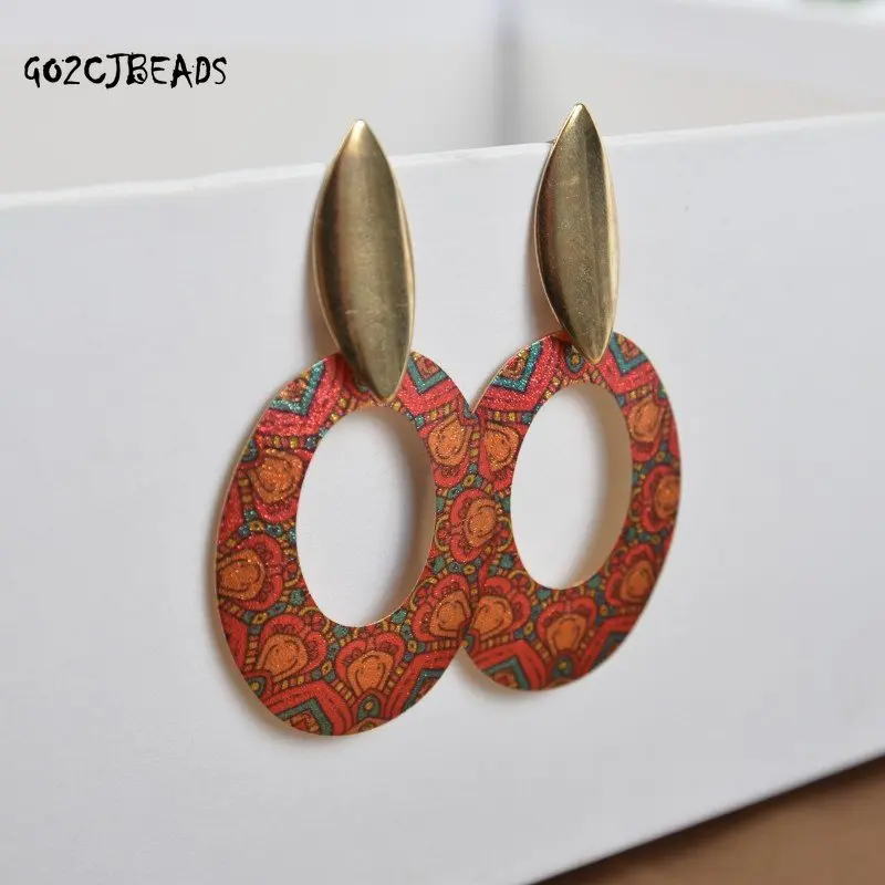 Trendy Leaves 2022 Earings Bohemia Metal Tassel Earrings Long Earring Women Irregular Sexy Girls Jewelry Fashion Punk