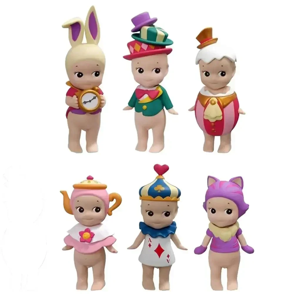 Sonny Angel Figur Blind Box Puzzling World Series Mini Anime Figur Ornamente Puppen Sammeln Modell Spielzeug Puppe Kinder Geschenke