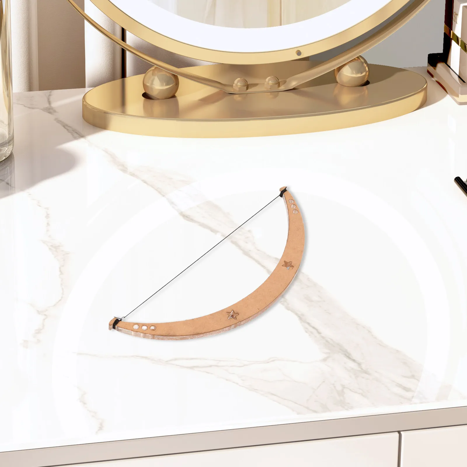 

1Set Professional Bow-Shaped Eyebrow Ruler with Built-in Level for Precise Mapping Symmetrical Brows Tattooing Threading Drawing