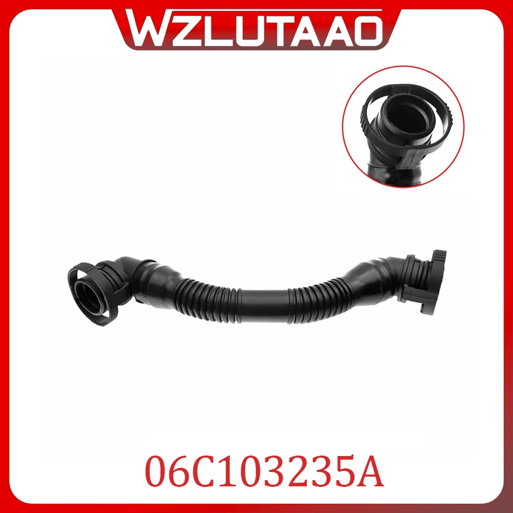 

06C103235A Engine Crankcase Breather Valve Vent Hose Pipe 06C 103 235 A For Audi A4 B6 B7 A6 C5 C6 A8 D3 3.0 BBJ