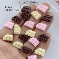 30Pcs New Cute  Chocolate Series Resin Flatback Ornament Jewelry Making Manicure Hairwear Accessorie 2