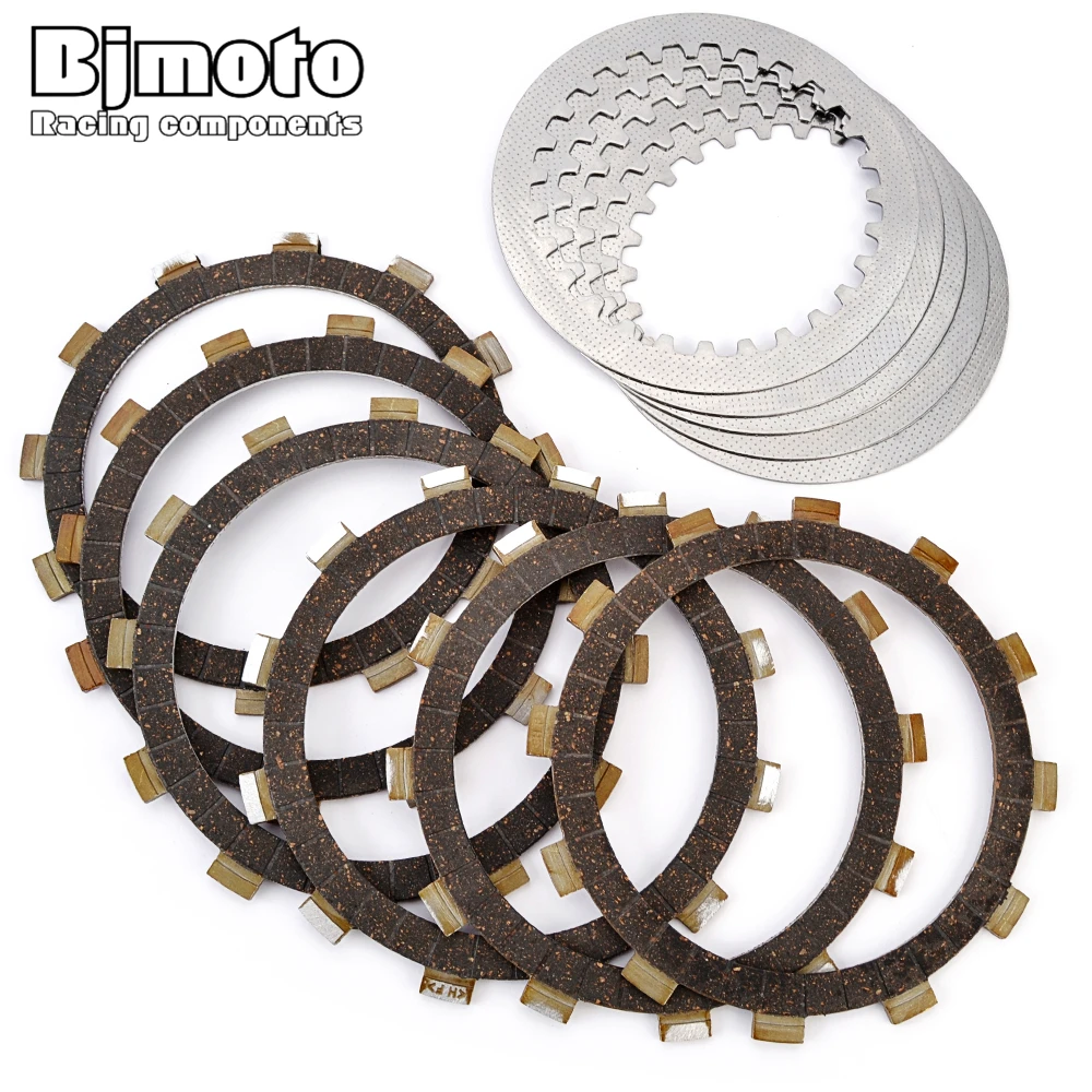 Clutch Friction Disc Plates For Yamaha SR250G SR250H SR250TH SR250 TT250G TT250H TT250J XT250 G H J K KC XT250 1980 1981 1983