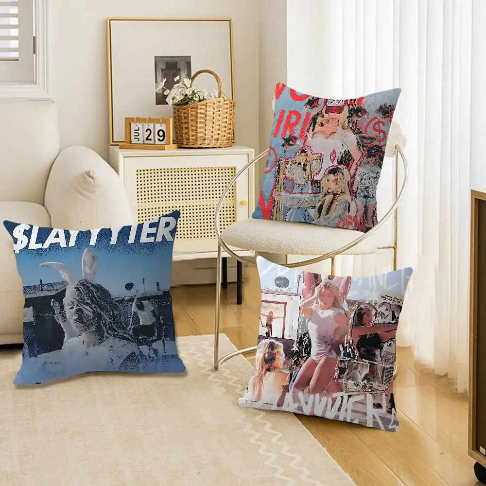 

Singer S-Slayyyter Worst Girl In America Pillowcase Toon Gift Cushion Cover Bedroom Home Sofa Chair Seat Decor Pillow Case