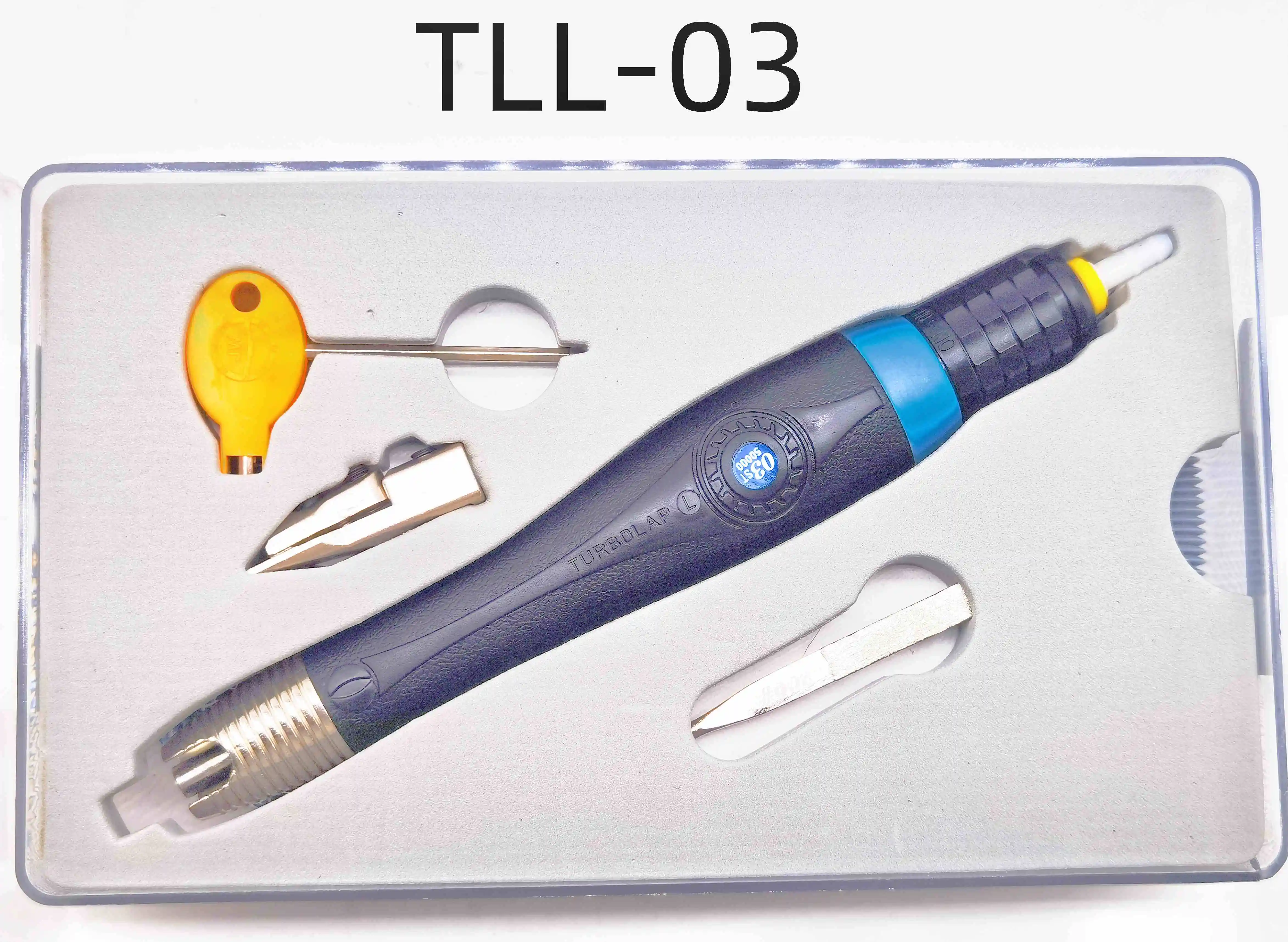 TLS-03/TLL-03 Stroke 0.3mm Pneumatic Ultrasonic Polishing Tools Turbo lap air Lapping 1sets