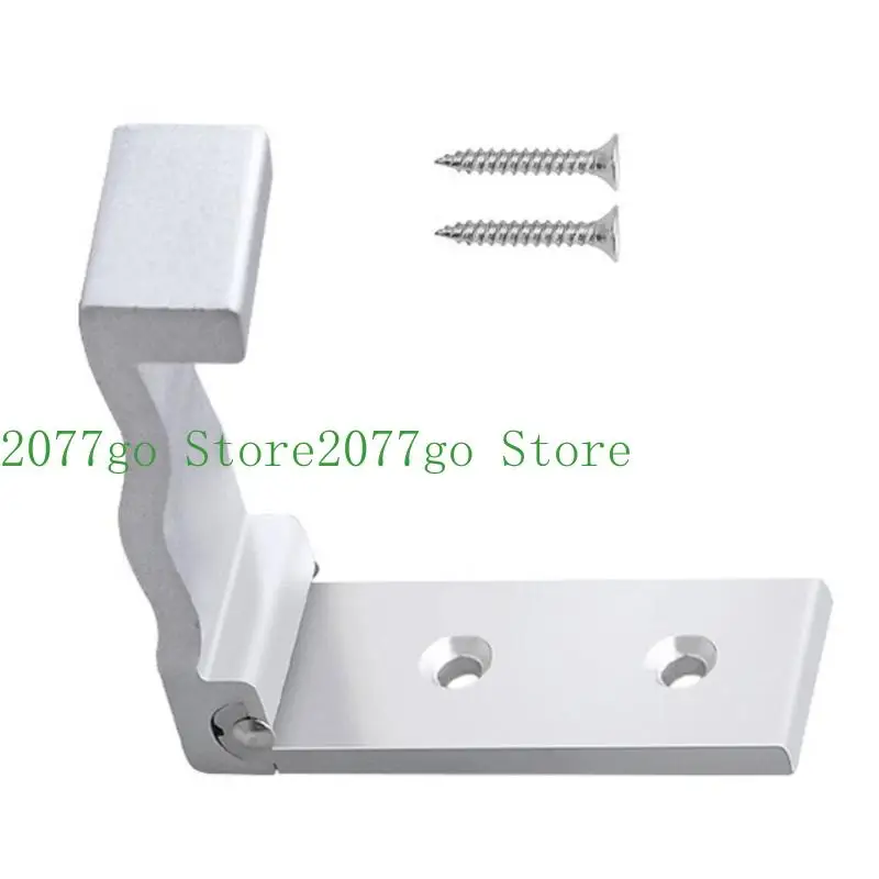 

Y1UD Folding Coat Hook Wall Mounted Robe Towel Hook Aluminum Alloy Single Towel Hook for Hanging Coat, Towels, Bags