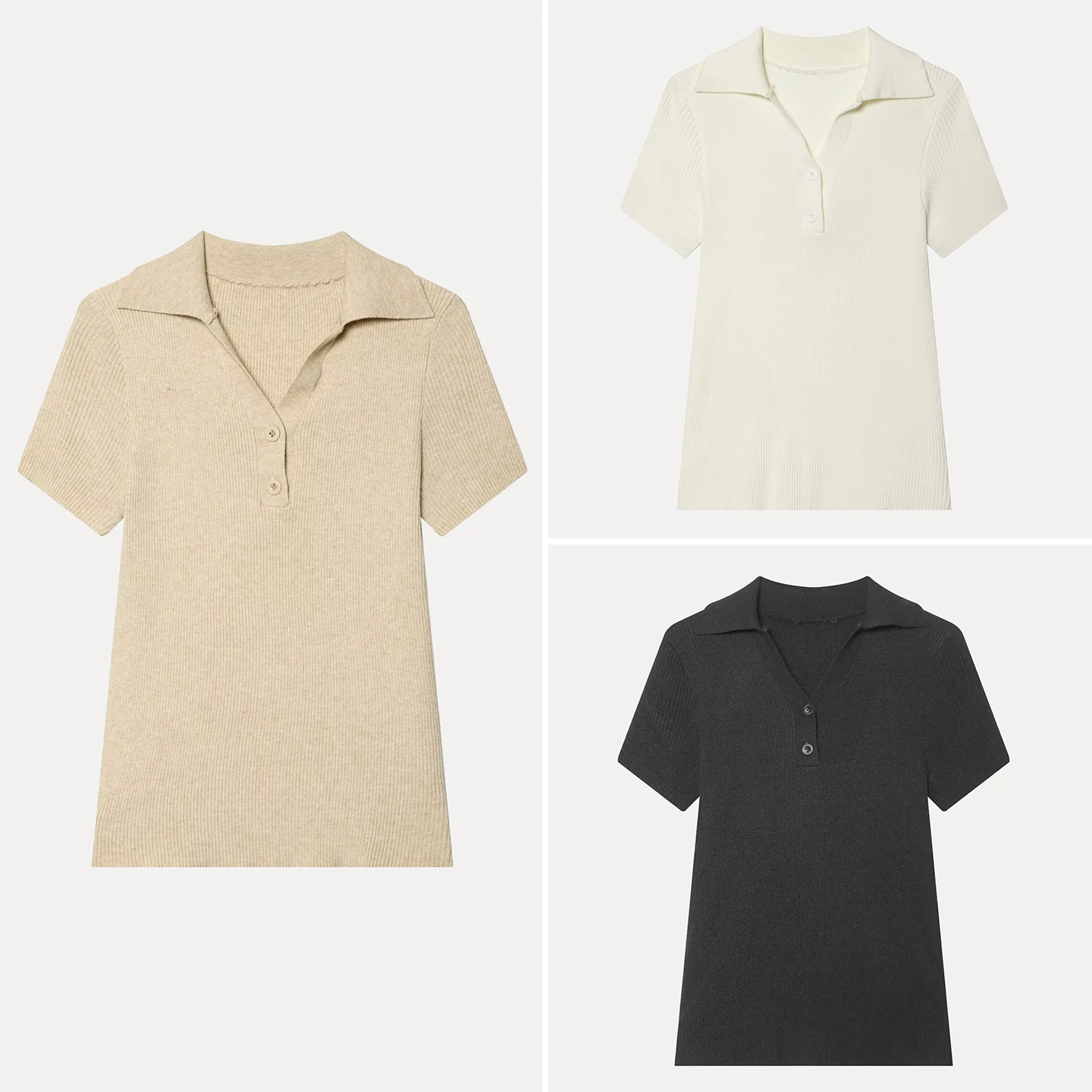 

Fashionable Simple Neckline Short Sleeve Knitted Sweater Color Women's Spring Clothing Elegant Versatile ZADATA Brand