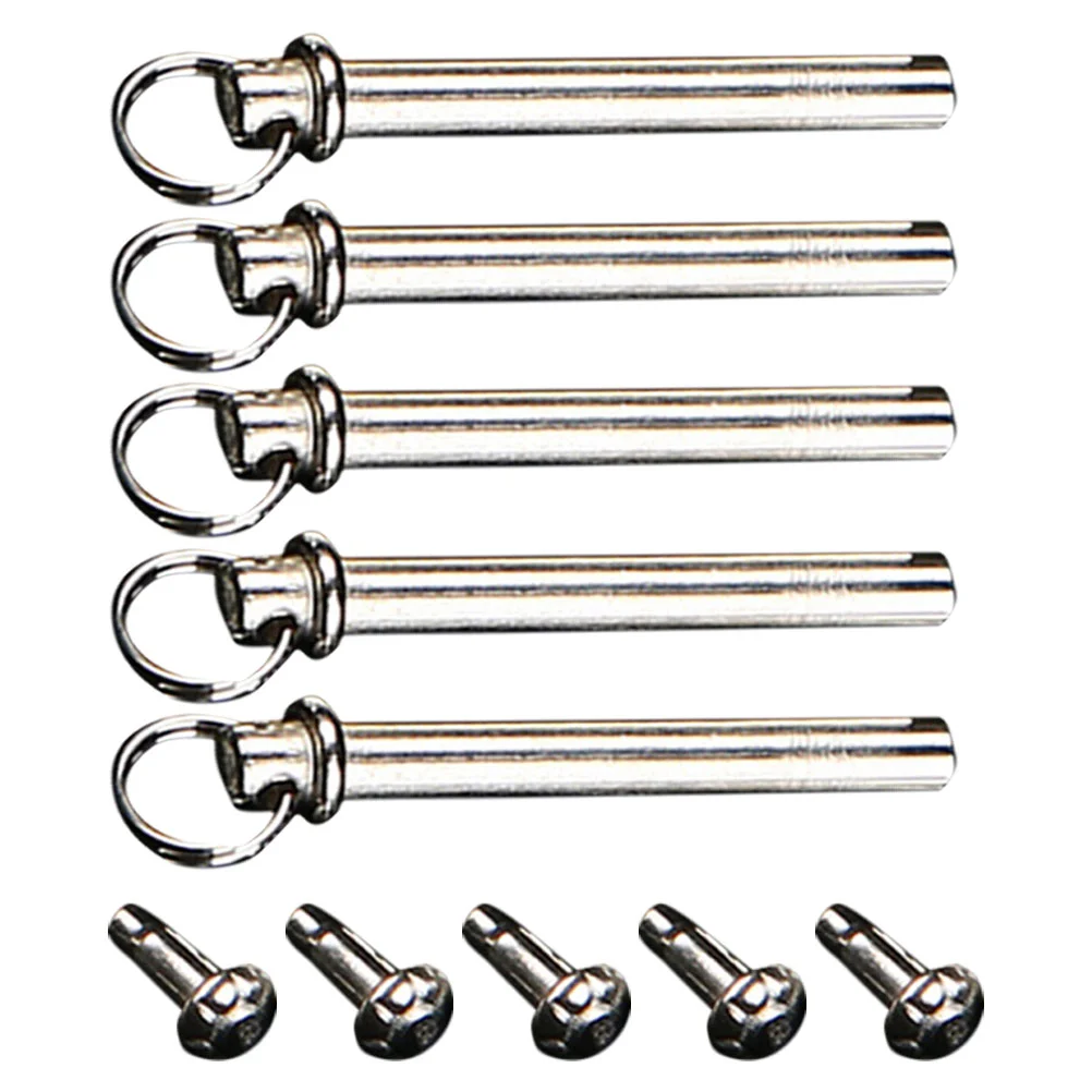 5 Sets Fan Accessories Hand Folding Shaft Rivet Suite Solid Stainless Steel Rivets for