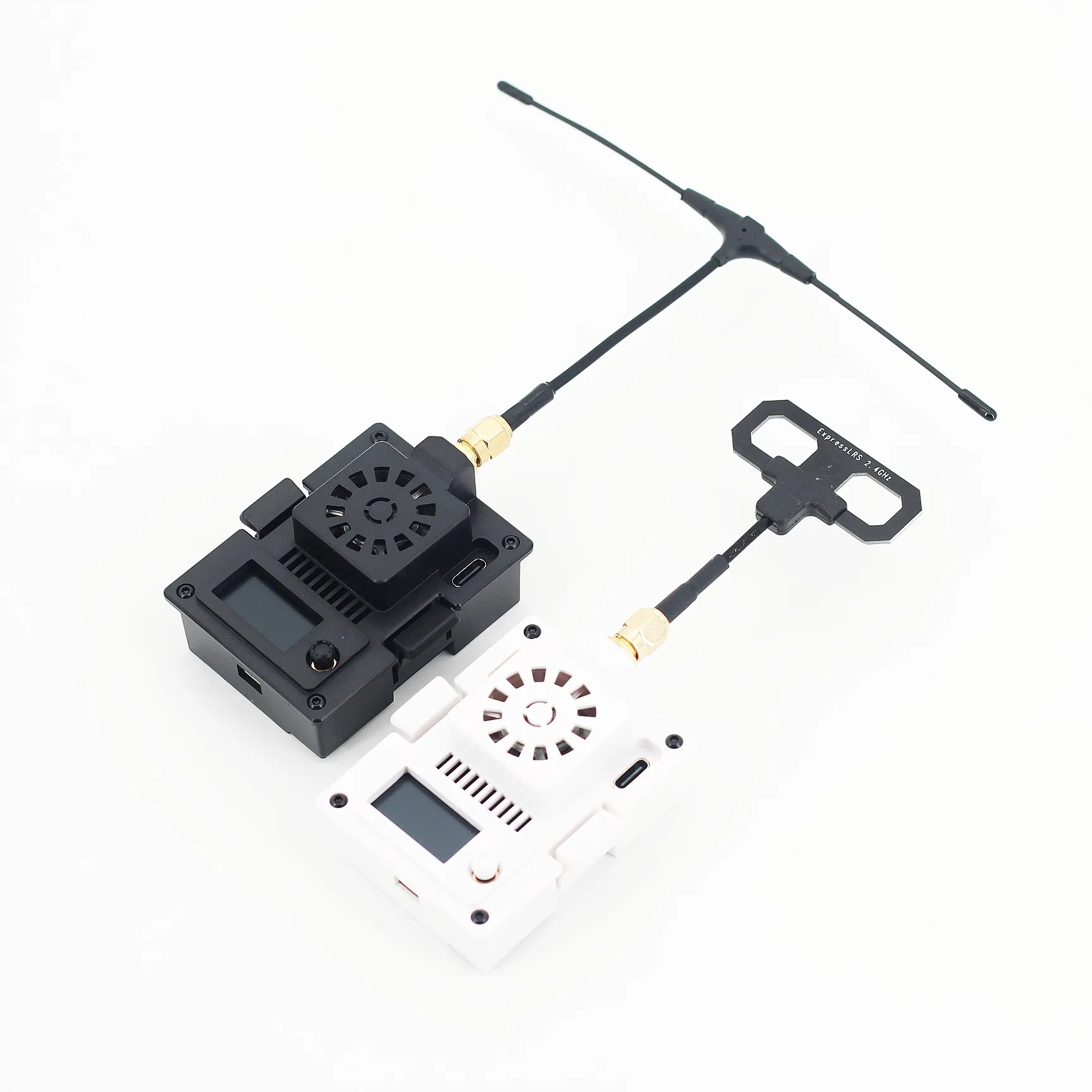 CYCLONE ELRS 2.4G 915MHz Micro TX Module Max 500mW OLED Screen Cooling Fan For OpenTX Radio Transmitter RC FPV Drone