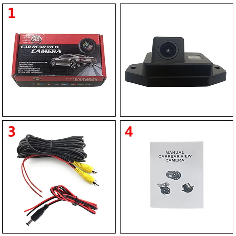 Waterproof Rear View Camera For Toyota Land Cruiser 120 Series And For Toyota Prado 2002~2009 Parking Reverse Camera