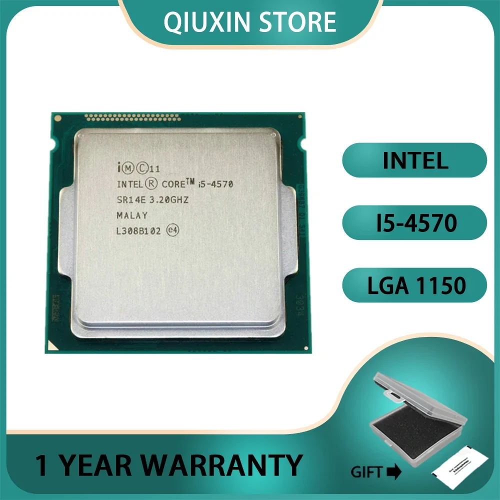 

Core i5-4570 CPU 3.2 GHz Quad-Core LGA 1150 i5 4570 Processor 6M 84W