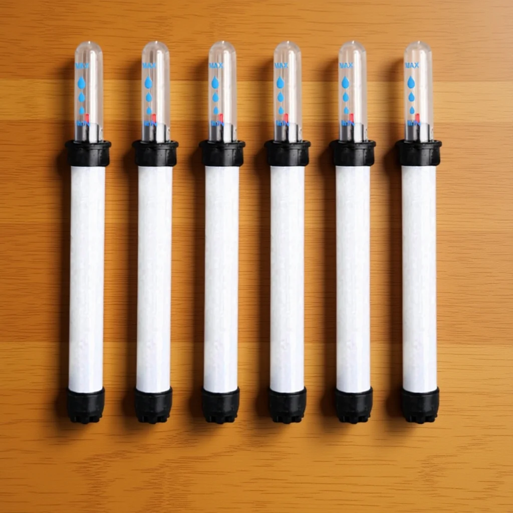 

6pcs Water Level Indicator For Flower Pots Plastic Float Display Gauge Garden Plants Water Shortage Reminder Meter Tool