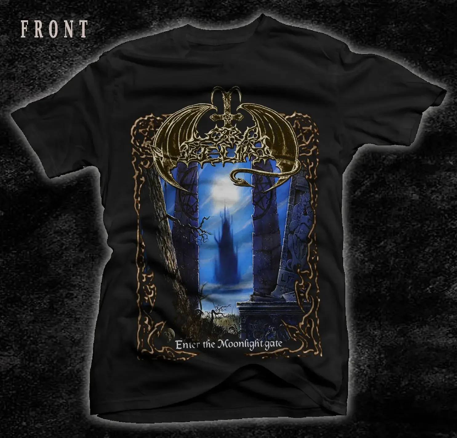 New Printed T-shirt LORD BELIAL Enter the Moonlight Gate