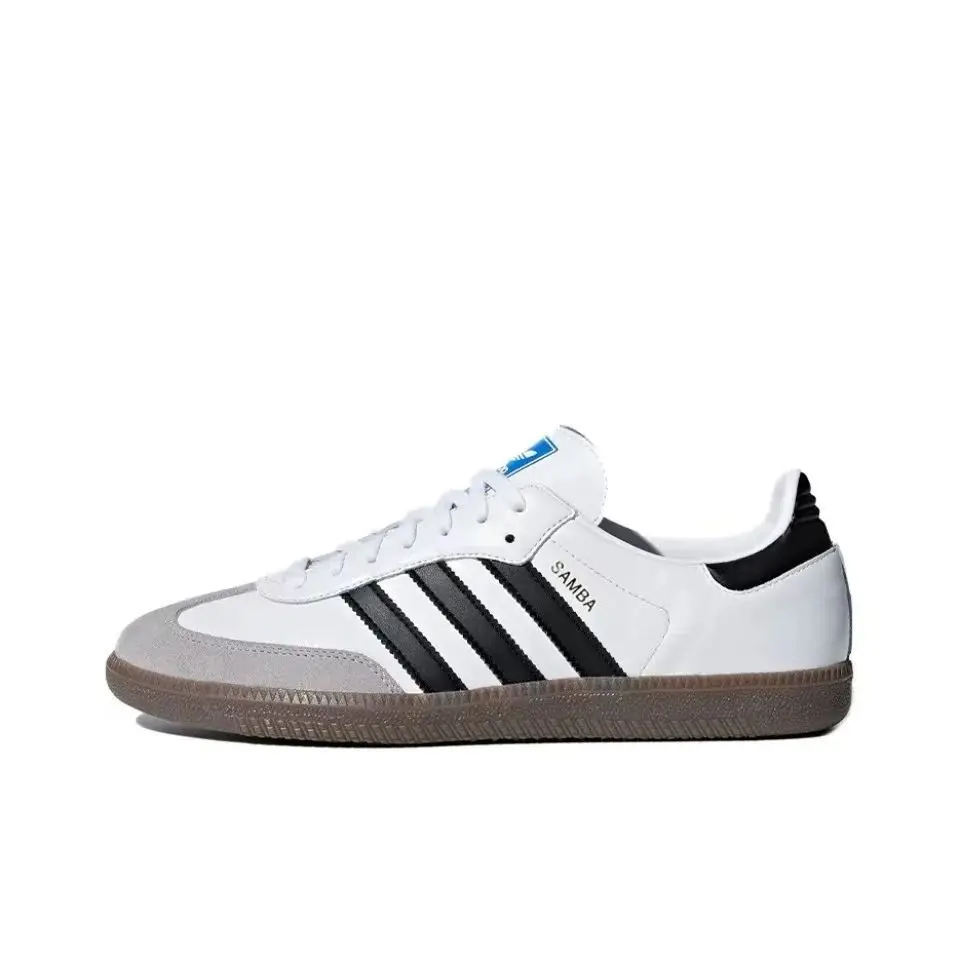 Adidas samba OG ผู้ชายผู้หญิงหนังนุ่มรองเท้าสเก็ตบอร์ด wales bonn pony tonal แบนกีฬากลางแจ้งรองเท้าผ้าใบสาเหตุ