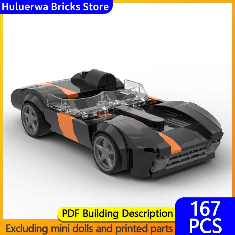 

Speed Hypercar Model MOC Building Bricks C3 Stingray Top Tier Sports Car Modular Technology Gifts Holiday Assemble Children Toys