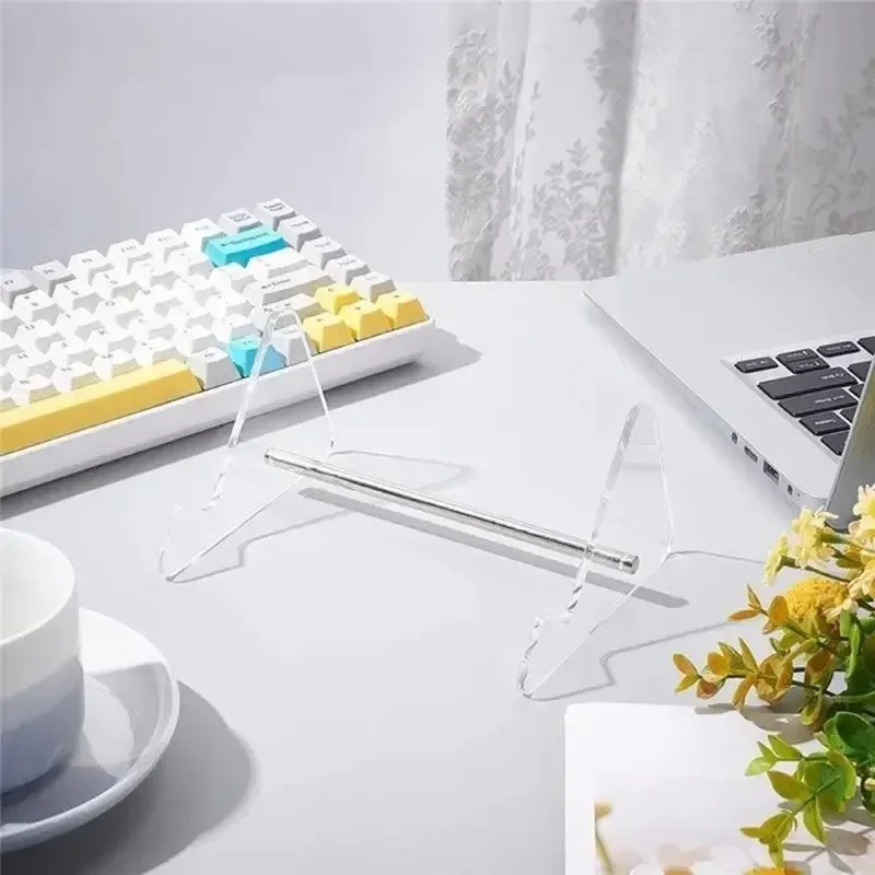 Mechanical Keyboard Acrylic Bracket Exhibition Special Display Rack Clear Holder Single Double Layer Storage Tray For Keyboard