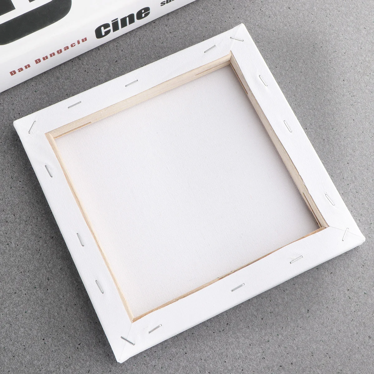 

20 X20cm Oil Picture Frame -drawn Cloth Canvas Stretched White Wooden Stretching