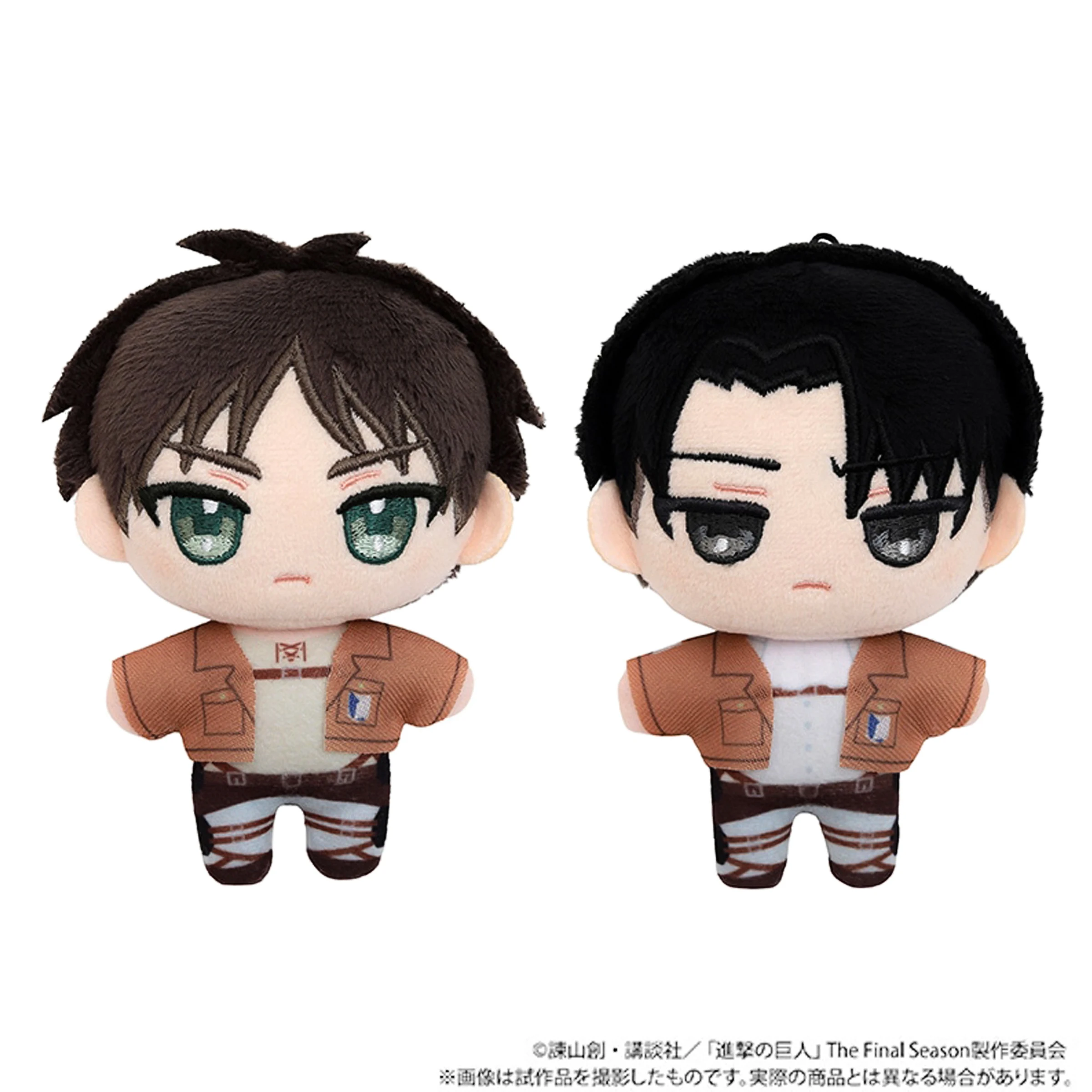

[Presale Order]100% Original Movic Q Plush Dolls Anime Attack On Titan Eren Levi Cotton Pendants Children's Adult's Gift Toys