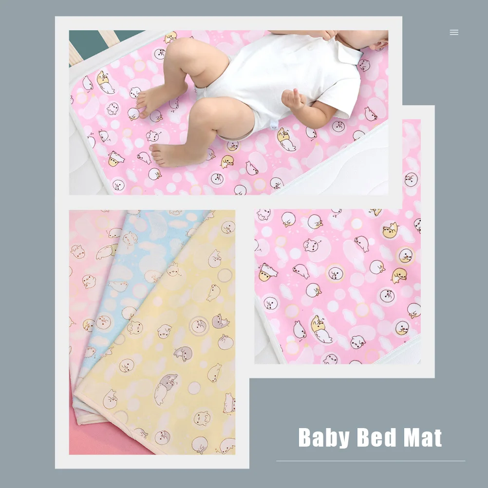 

3pcs Waterproof Diaper Pads Leak Proof Bed Mats Durable Washable Infant Diaper Changing Mat For Crib Mattress Protection