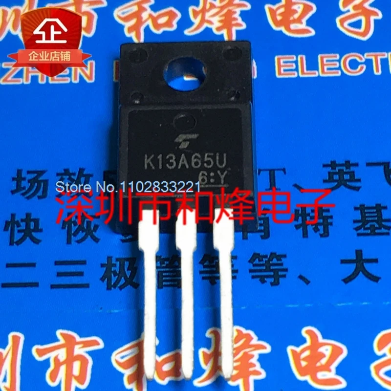 (10PCS/LOT) K13A65U TK13A65U TO-220F 650V 13A