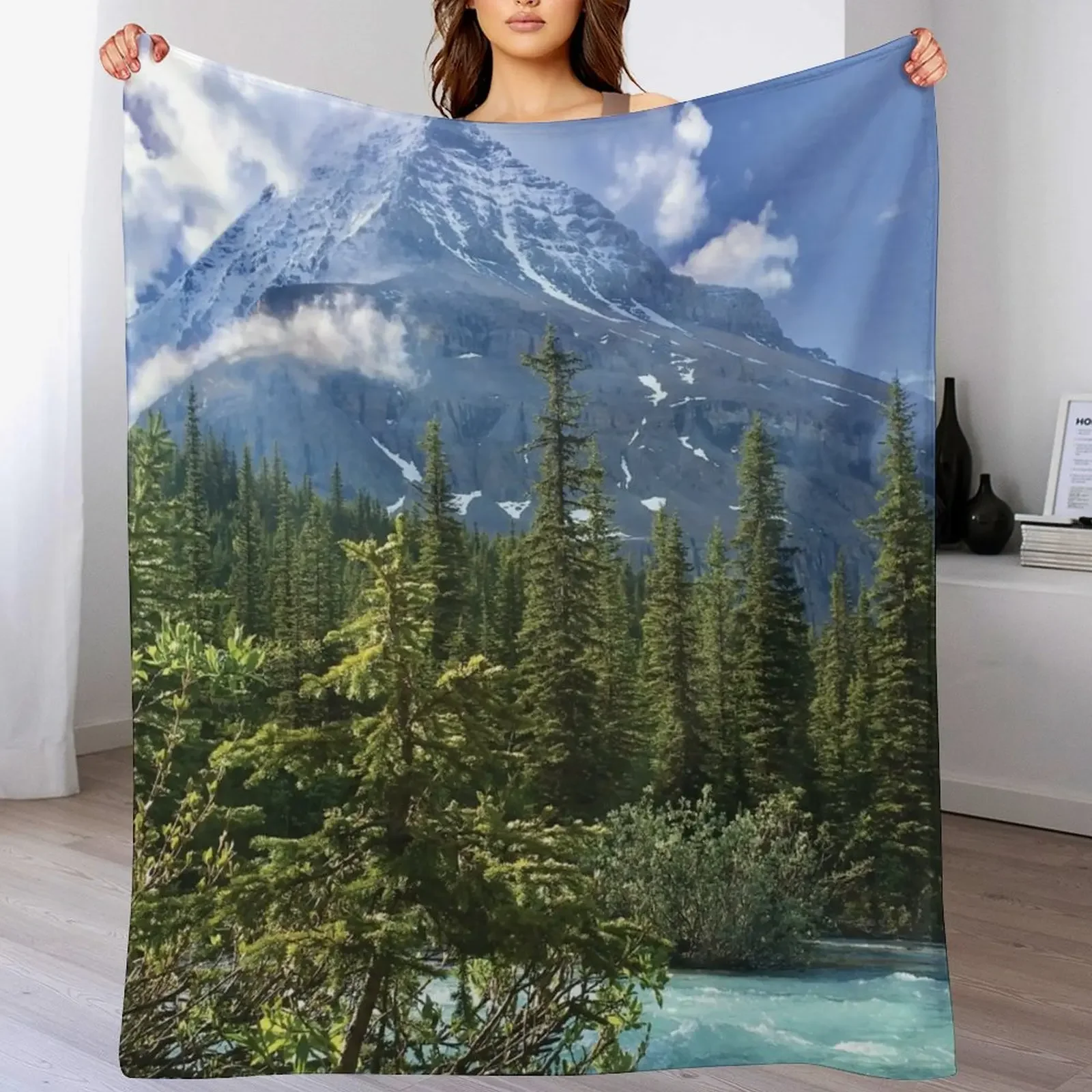 

View from the Tent Throw Blanket Kid'S decorative Blankets