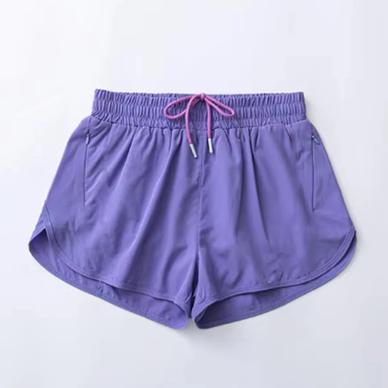 

Women Shorts High waist Short Summer Shorts Femme Casual Zipper Pocket Shorts Drawcord Shorts