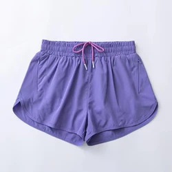 Women Shorts High waist Short Summer Shorts Femme Casual Zipper Pocket Shorts Drawcord Shorts