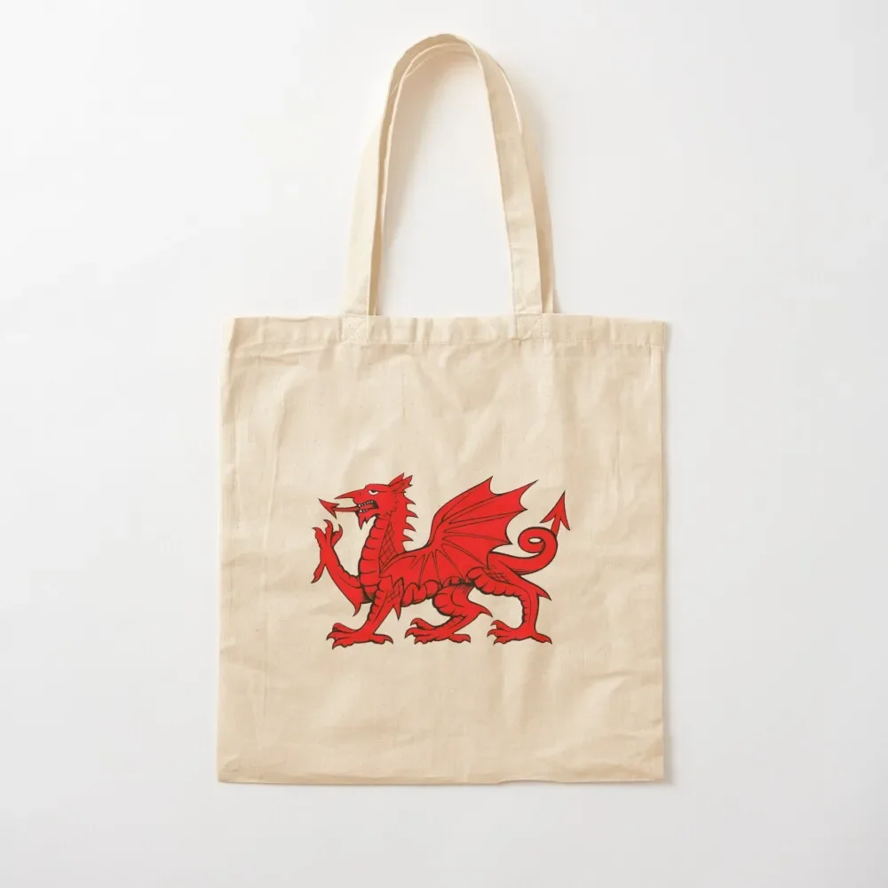 

Y Ddraig Goch The Red Dragon Tote Bag Women's bag Lady bags bag luxury women