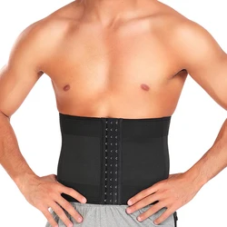 Men Waist Trainer Trimmer Belt Corset Slimming Body Shaper for Abdomen Belly Tummy Control Fitness Girdle Compression Shapewear