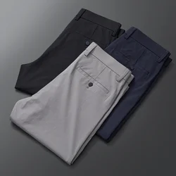 Men's Business Casual Pants Fashion Elastic Comfortable Pants