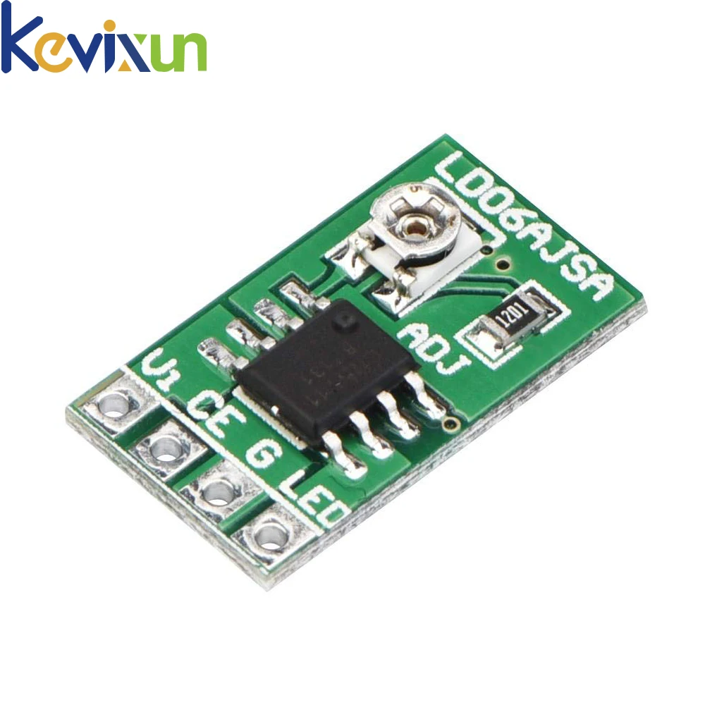 10pcs 30-1500MA Adjustable Constant Current LED Driver DC 3.3V 3.7V 4.2V 5V PWM Control Board Buck Power module