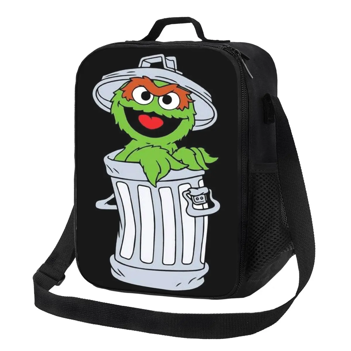 

Custom Cookie Monster Television Programs Lunch Bag Women Thermal Cooler Insulated Lunch Boxes for Student School