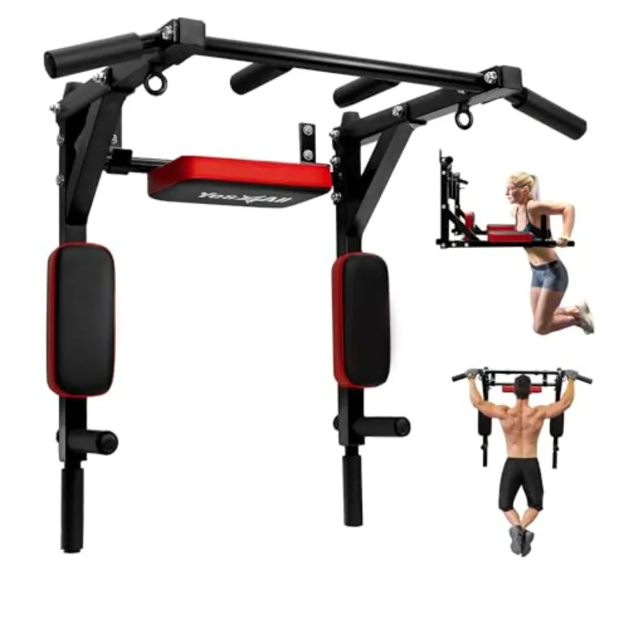 

Multifunctional Wall Mounted Pull Up Bar Chin Up Bar Dip Station for Home Gym Workout Power Tower Set Training Equipment Fitnes