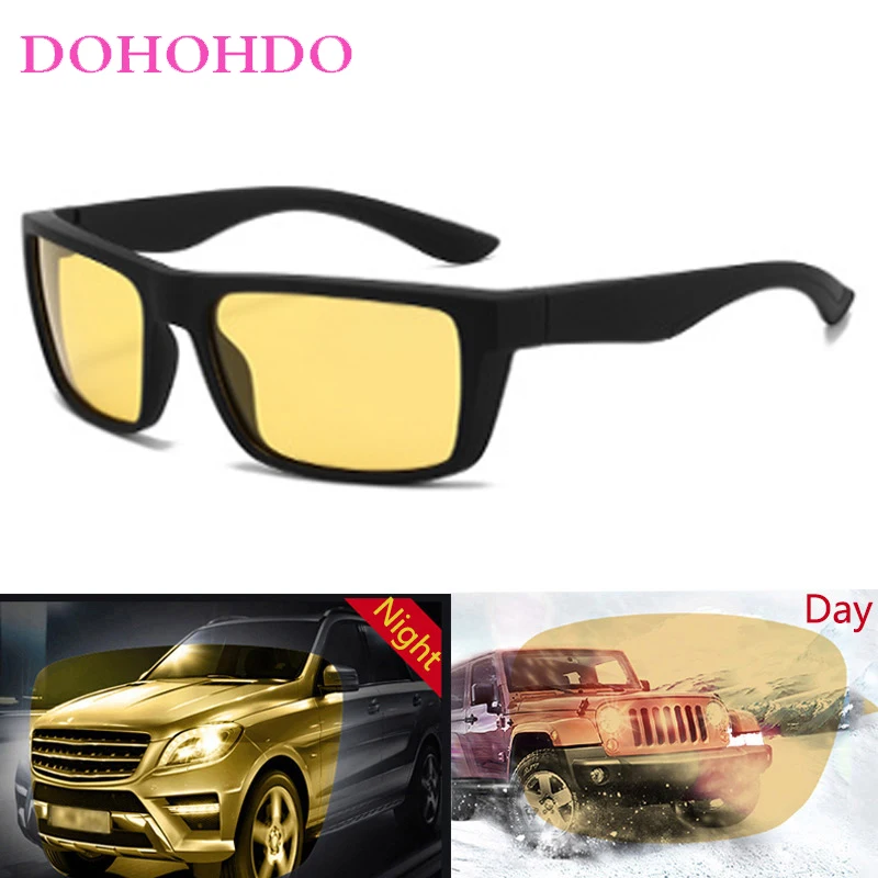 

2026 Polarized Sunglasses Men Women Classic Square Design Sun Glasses Male Fashion Anti-Glare Driving Night Vision Goggles UV400