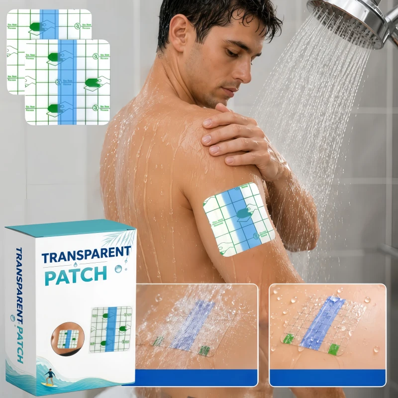 35pcs Transparent PU Patches|4 Sizes,Waterproof,Skin-Friendly,Strong Adhesion,For Women & Kids,Water Parks,Hot Springs,Outdoor.