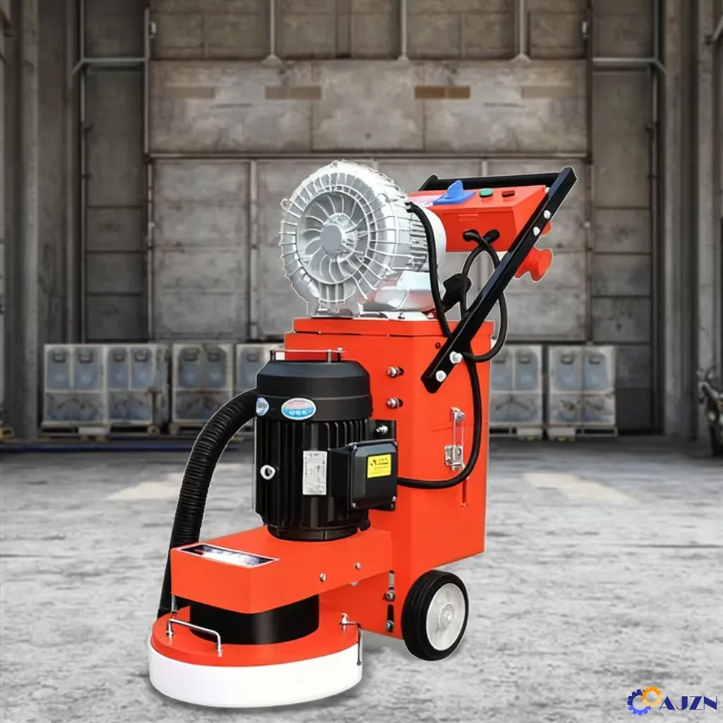 &Hand Push Concrete Floor Gring and Smoothing Machine  Electric Power Concrete Ground Grinder