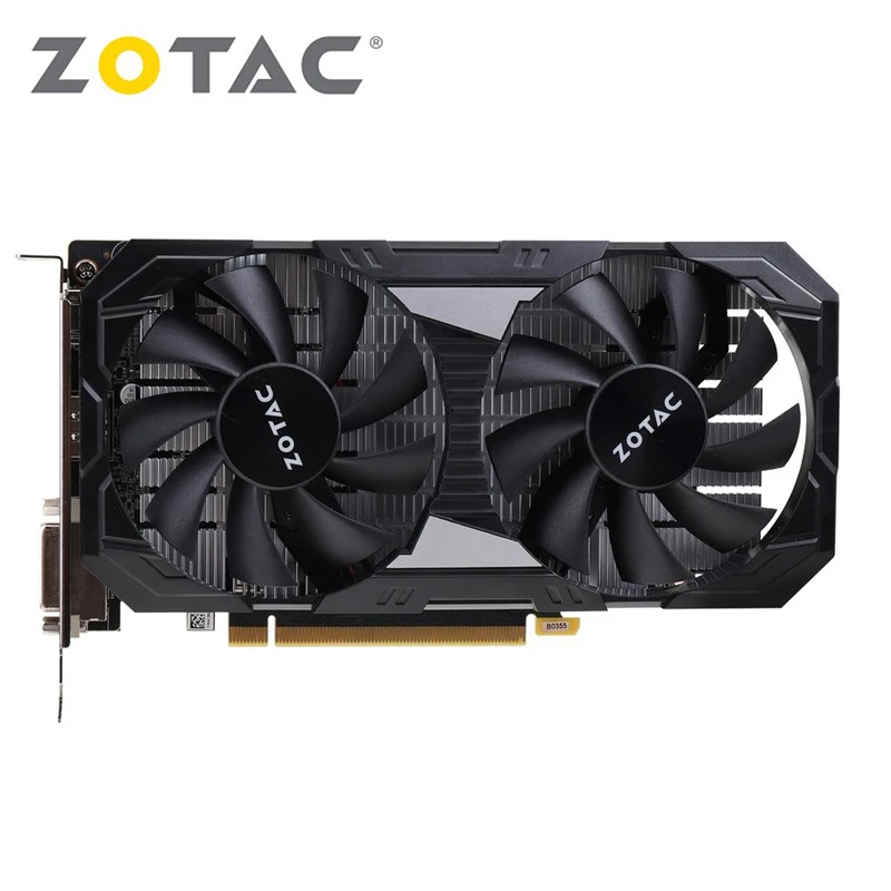 Usado zotac placas gráficas gtx 1650 1660 1060 1050ti 6gb 1050 ti 3gb 4gb 1660s super placa de vídeo gpu desktop computador computador mineração