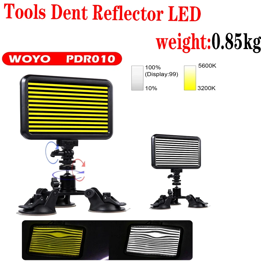 

WOYO PDR010 PDR Tools Dent Reflector LED PDR Llight Line Board Light Dent Removal Lamp Dent Detector for Car Body Dent Repair