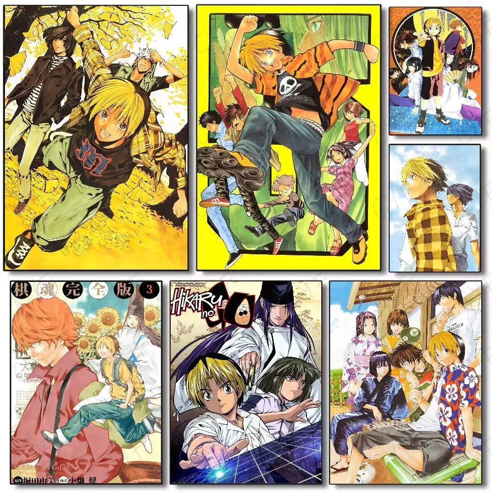 

Japanese Anime H-Hikaru No Go Poster Waterproof Vintage Movie Posters High Quality Wall Art Print For Room Decor Gift