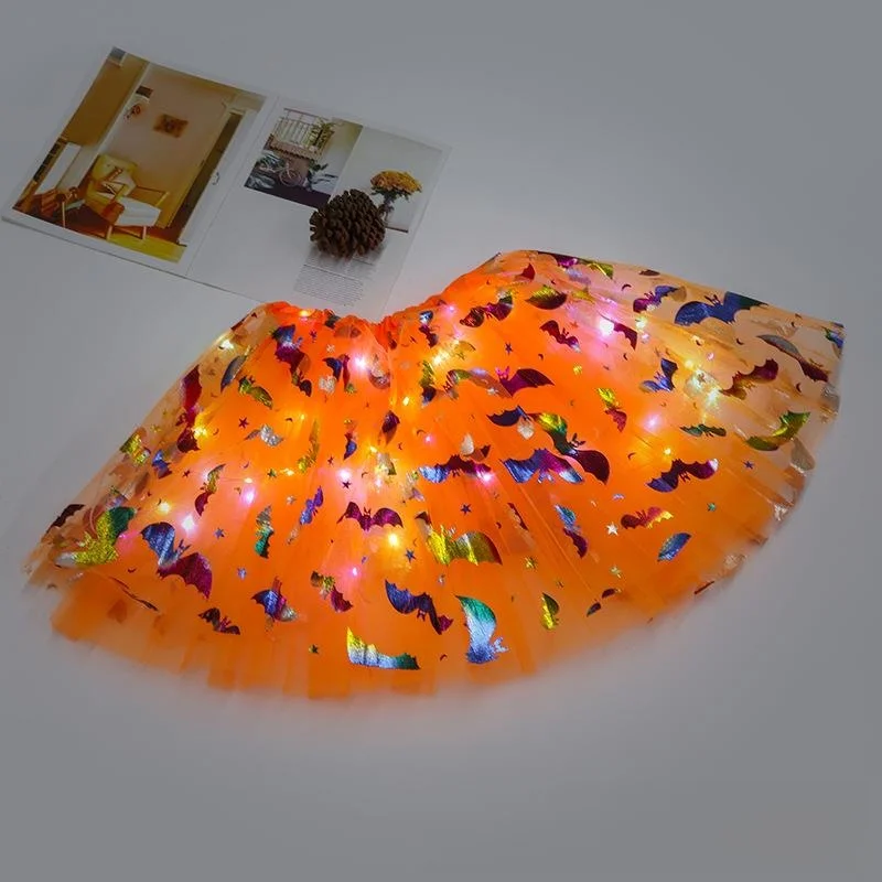 

Fluffy Light Emitting Me Skirt Spider Design Commute Sle ort f Skirt Polyester Fiber Summer Collection