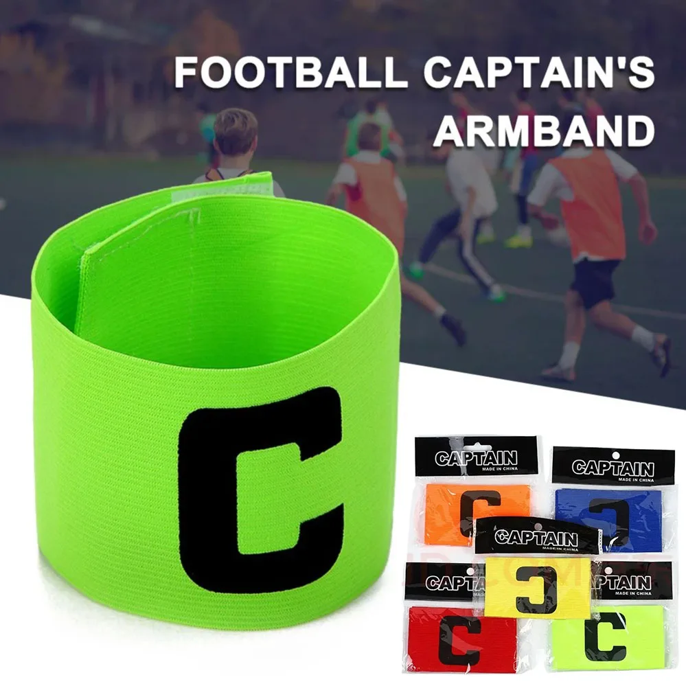 

1/3PCS Adults Football Captain Armband Soccer Arm Band Leader Match Soccer Captain Group Adjustable Armbands Football Training